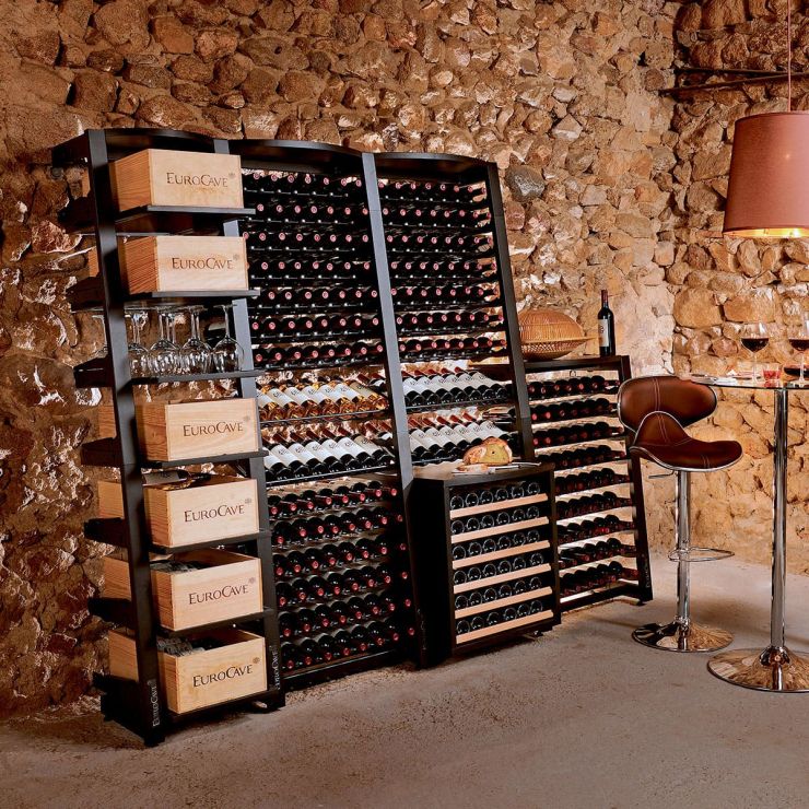 Modulares Stahl-Weinregalsystem - Modulosteel