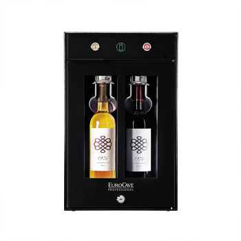 Weinbar - Wine bar - Temperierung und Aufbewahrung angebrochener Flaschen - 2 Flaschen
