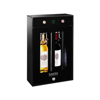 Weinbar - Wine bar - Temperierung und Aufbewahrung angebrochener Flaschen - 2 Flaschen