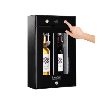 Weinbar - Wine bar - Temperierung und Aufbewahrung angebrochener Flaschen - 2 Flaschen