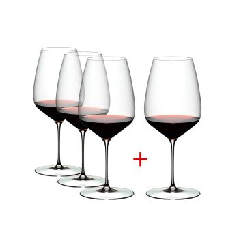 Riedel Veloce – Set mit 4 Weingläsern – Cabernet / Merlot