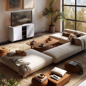 Weinbuffetschrank, 2 Temperaturen, Weiß - Harmonie