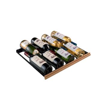 Gleitregal Compact mit Holzfront - 8 Flaschen Gleitregal Compact mit Holzfront - 8 Flaschen