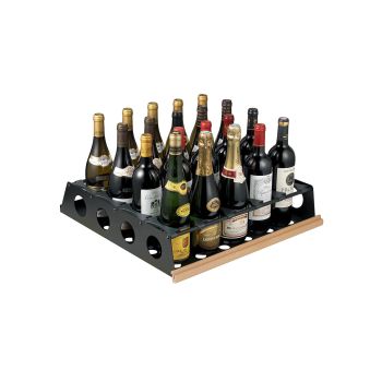 Degustations-Gleitregal - 20 Flaschen stehend Degustations-Gleitregal - 20 Flaschen stehend