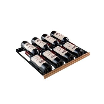 Gleitregal Compact mit Holzfront - 8 Flaschen