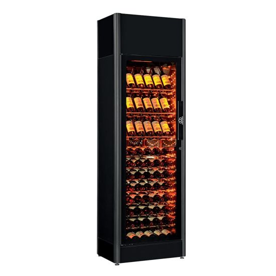 Professionelle Weinkühlvitrine, 1 Temperaturzone, 90 Flaschen - ShowCave