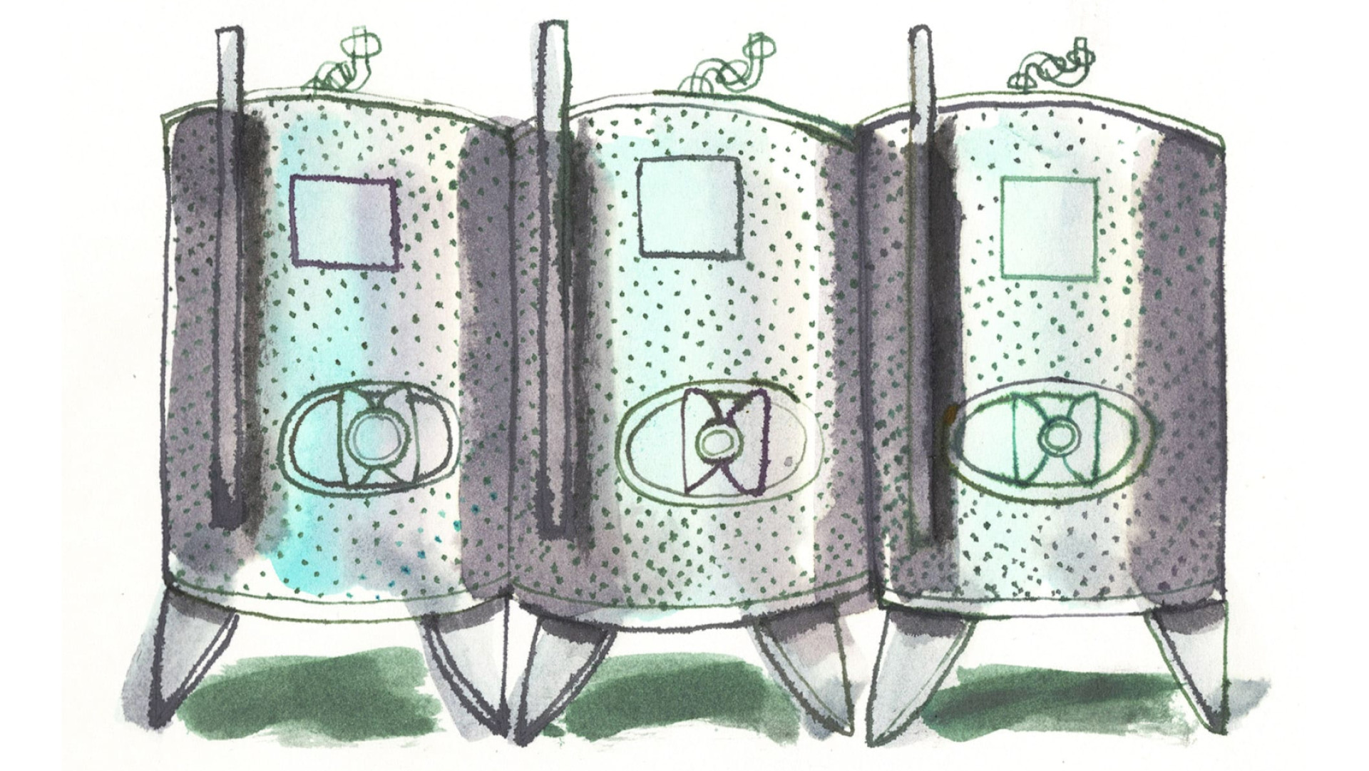 Reduktive Umgebung - Illustration von Rebecca Bradley Reduktive Umgebung - Illustration von Rebecca Bradley